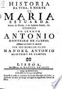 Historia de Vida e Morte de Maria Estuarda, Rainha de Escocia, etc