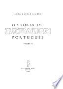 História do romance português