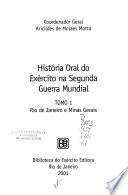 História oral do exército na Segunda Guerra Mundial: Rio de Janeiro e Minas Gerais