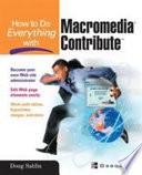 How To Do Everything with Contribute
