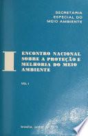 I Encontro Nacional sobre a Proteção e Melhoria do Meio Ambiente