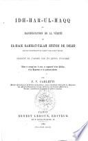 Idh-Har-Ul-Haqq ou Manifestation de la vérité