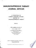 Immunosuppressive Therapy Journal Articles