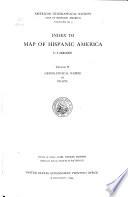 Index to Map of Hispanic America