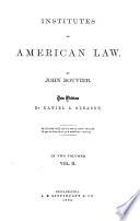 Institutes of American Law