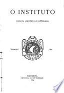 Instituto, jornal scientifico e litterario