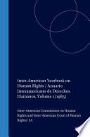 Inter-American Yearbook on Human Rights / Anuario Interamericano de Derechos Humanos, Volume 1 (1985)