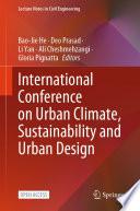 International Conference on Urban Climate, Sustainability and Urban Design