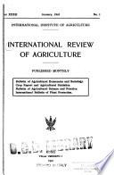 International Review of Agriculture
