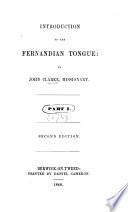 Introduction to the Fernandian tongue