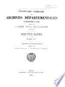 Inventaire sommaire des archives départementales antérieures à 1790 ...: actes du pouvoir souverain et domaine public