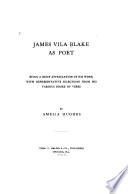 James Vila Blake as Poet