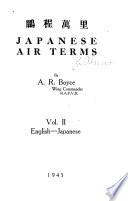 Japanese Air Terms: English-Japanese