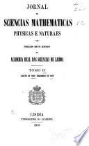 Jornal de sciencias mathemáticas, physicas, e naturaes