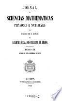 Jornal de sciencias mathematicas physicas e naturales