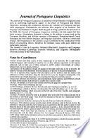 Journal of Portuguese Linguistics