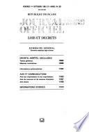 Journal officiel de la République française. Édition des lois et décrets