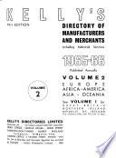 Kelly's Directory of Manufacturers and Merchants