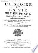 L'histoire et la vie de St. Epiphane