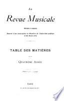 La Revue musicale