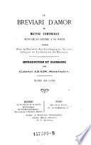 Le Breviari D'Amor, Suivi De Sa Lettre A Soeur, Publie Par la Societe Archeologique, Scientifique et Litteraire de Beziers. Introduction Et Gossaire