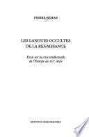 Les langues occultes de la Renaissance