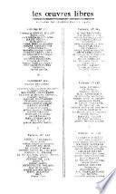 Les Oeuvres libres