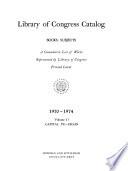 Library of Congress Catalog