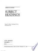 Library of Congress Subject Headings