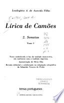 Lírica de Camões: Sonetos (2 v.)