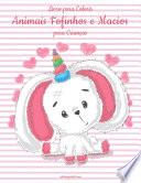 Livro para Colorir Animais Fofinhos e Macios para Crianças 1