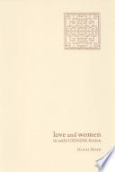 Love and Women in Early Chinese Fiction