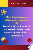 Mais Esperto Que o Método de Napoleon Hill - Volume 10