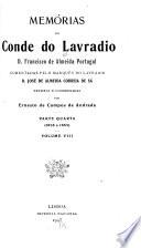 Memórias do conde do Lavradio, D. Francisco de Almeida Portugal: Parte segunda (1834 a 1853)