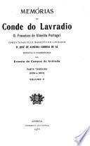 Memórias do conde do Lavradio, D. Francisco de Almeida Portugal: Parte terceira (1854 a 1857)