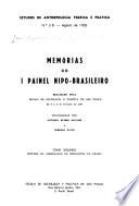 Memórias do I Painel Nipo-Brasileiro: Estudos de assimilação de imigrantes no Brasil