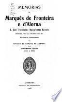 Memórias do Marquês de Fronteira e d'Alorna: 1802 a 1824 (1 v.)