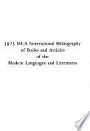 MLA International Bibliography of Books and Articles on the Modern Languages and Literatures