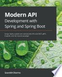Modern API Development with Spring and Spring Boot