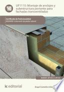 Livro Montaje de anclajes y subestructura portante para fachadas transventiladas. IEXD0409