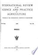 Monthly Bulletin of Agriculture Intelligence and of Plant-diseases