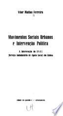 Movimentos sociais urbanos e intervenção política
