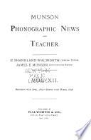 Munson Phonographic News and Teacher