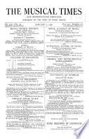 Musical times and singing-class circular