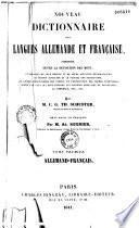 Neues und vollständiges Wörterbuch der deutschen und französischen Sprache