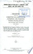 Nominations of William P. Albrecht, Leon Snead, and Adis Maria Vila