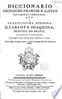 Nouveau dictionnaire françois-portugais ... mis en ordre ...