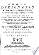 Nouveau dictionnaire franĉois - italien