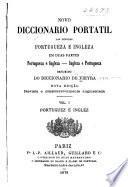 Novo diccionario portatil das linguas portugueza e ingleza em duas partes, portugueza e ingleza-ingleza e portugueza, resumido do diccionario de Vieyra