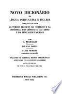 Novo dicionário da lingua portuguesa e inglesa: Portugues-inglês
